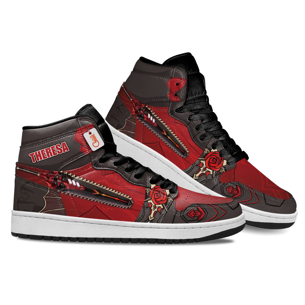 Theresa Apocalypse High-Top Sneakers Custom For Honkai Gamer