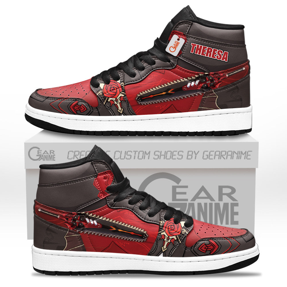 Theresa Apocalypse High-Top Sneakers Custom For Honkai Gamer