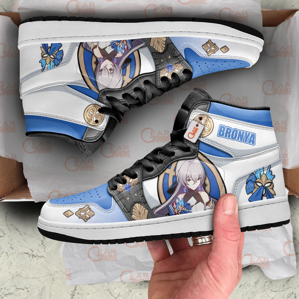 Bronya High-Top Sneakers Custom For Gamer Honkai