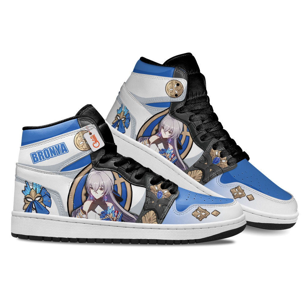 Bronya High-Top Sneakers Custom For Gamer Honkai