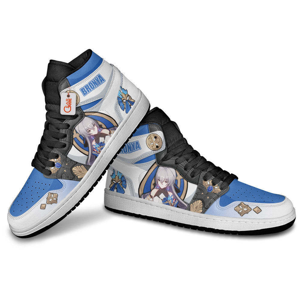 Bronya High-Top Sneakers Custom For Gamer Honkai