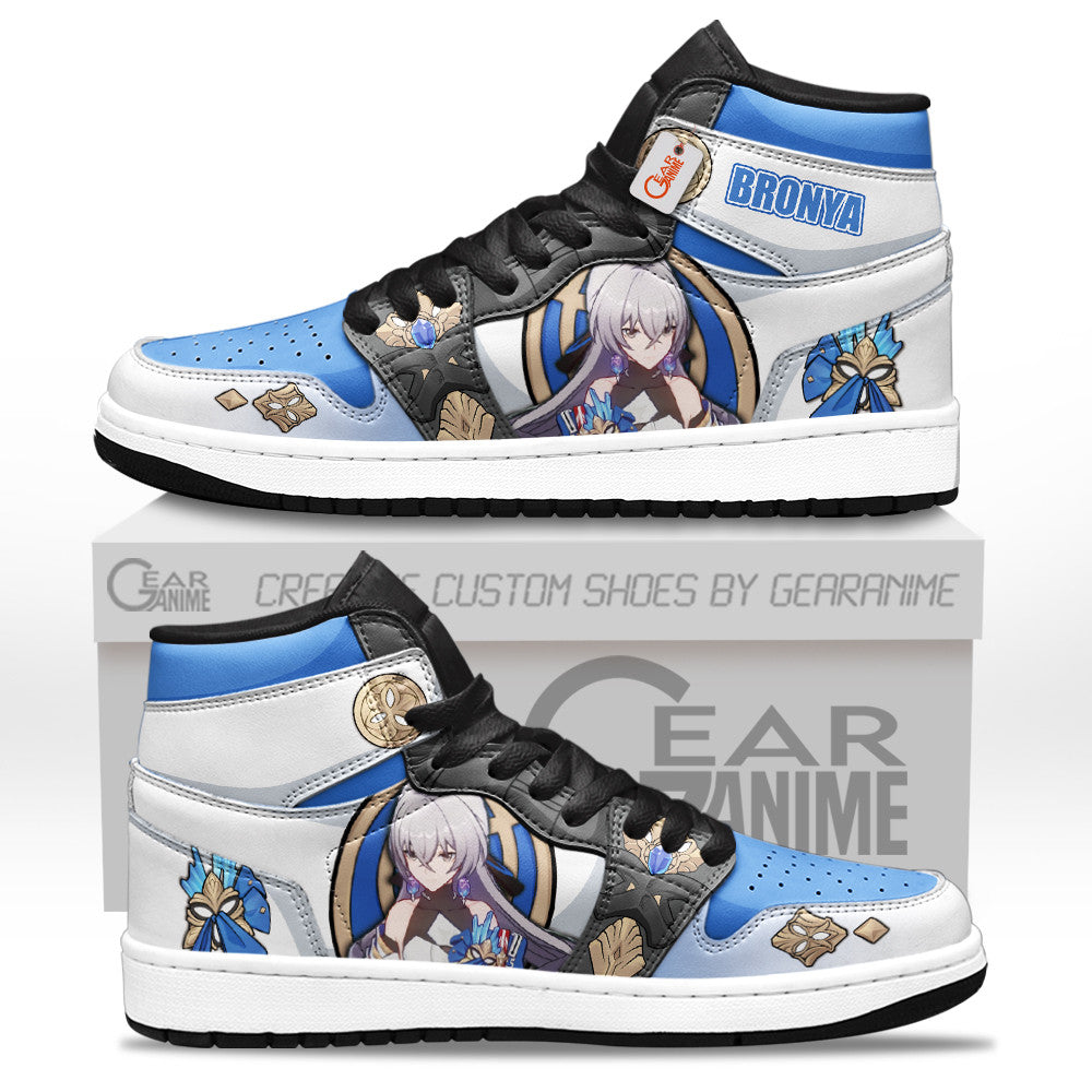 Bronya High-Top Sneakers Custom For Gamer Honkai