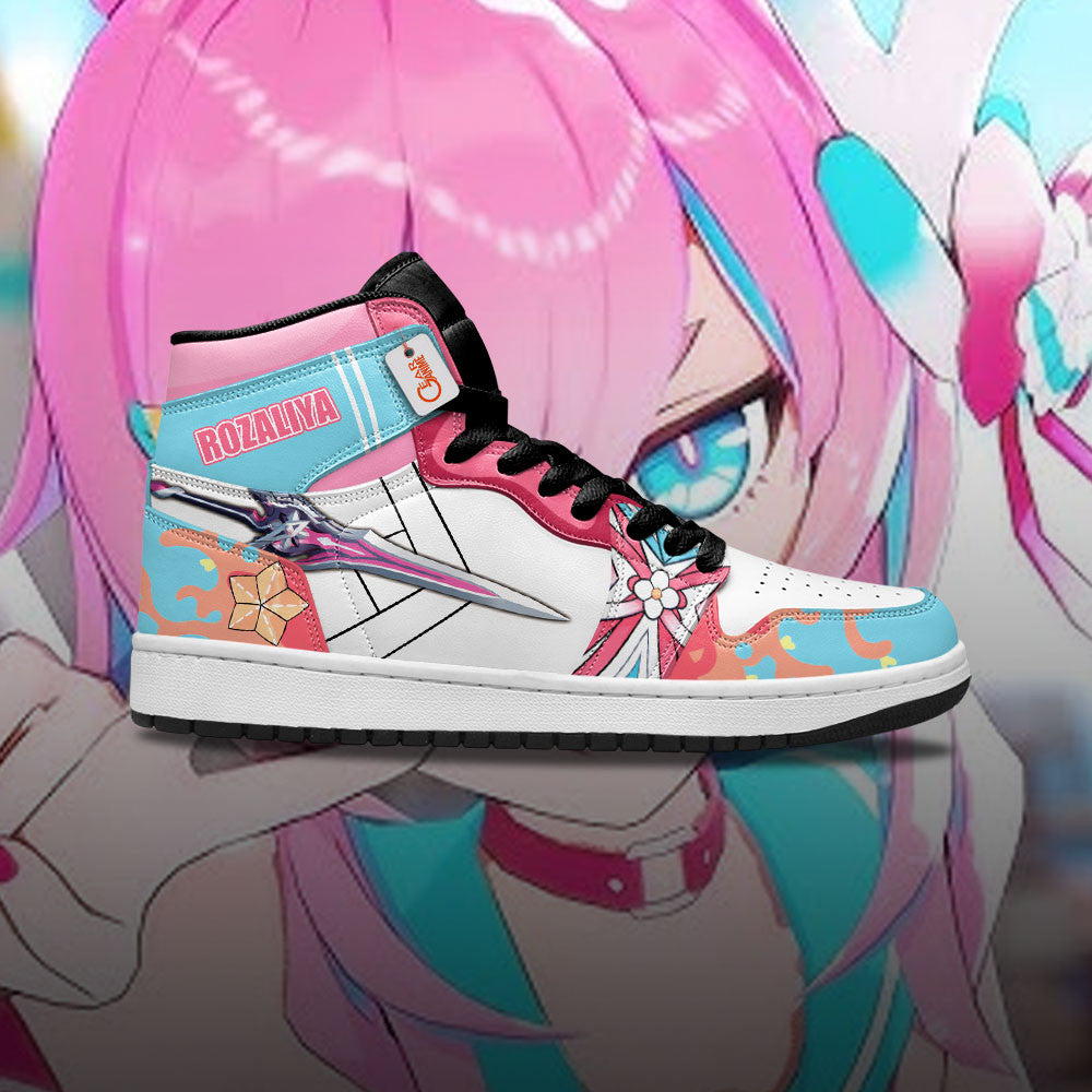 Rozaliya Olenyeva High-Top Sneakers Custom For Honkai Gamer