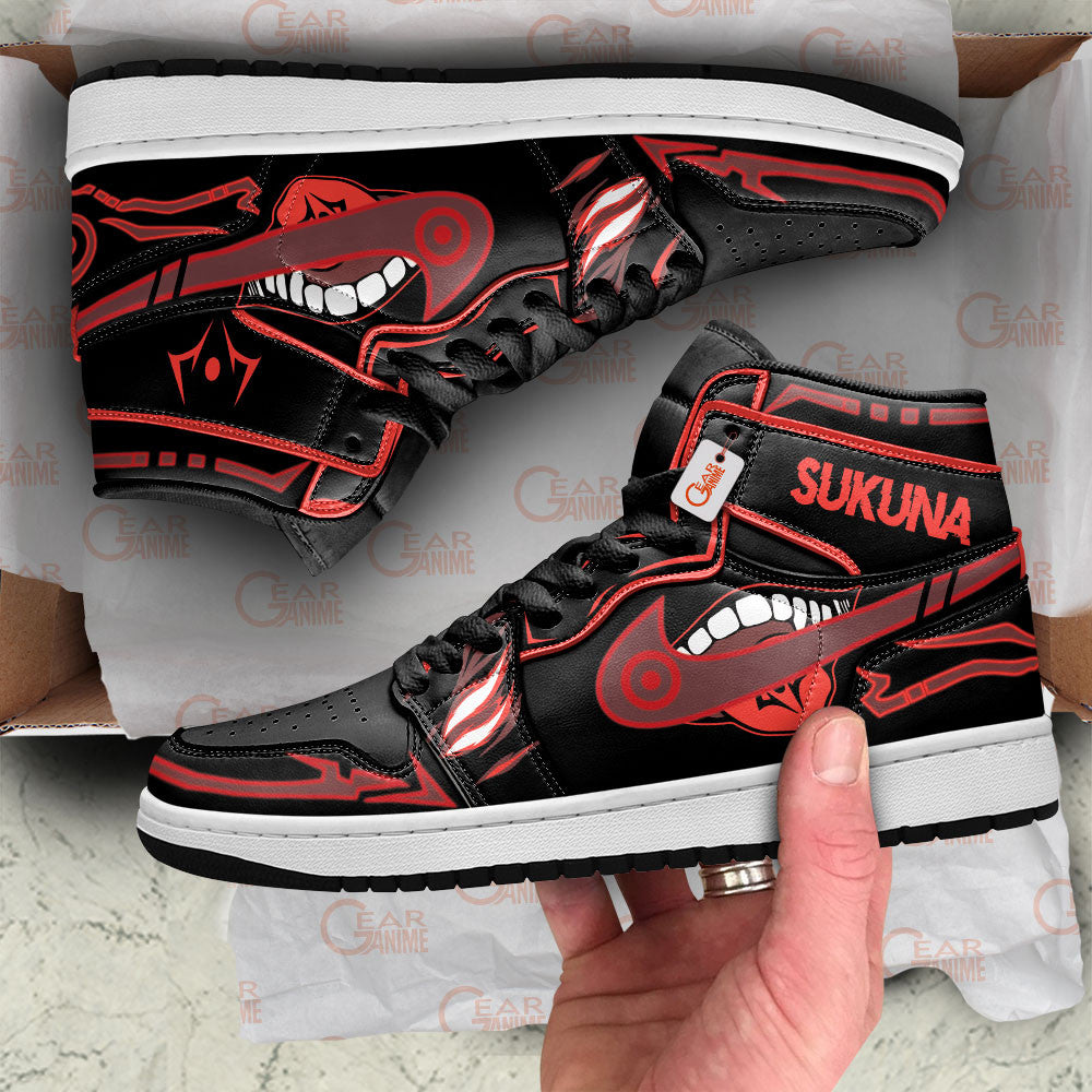 Sukuna's True Form Custom High-Top Sneakers - Personalized Name