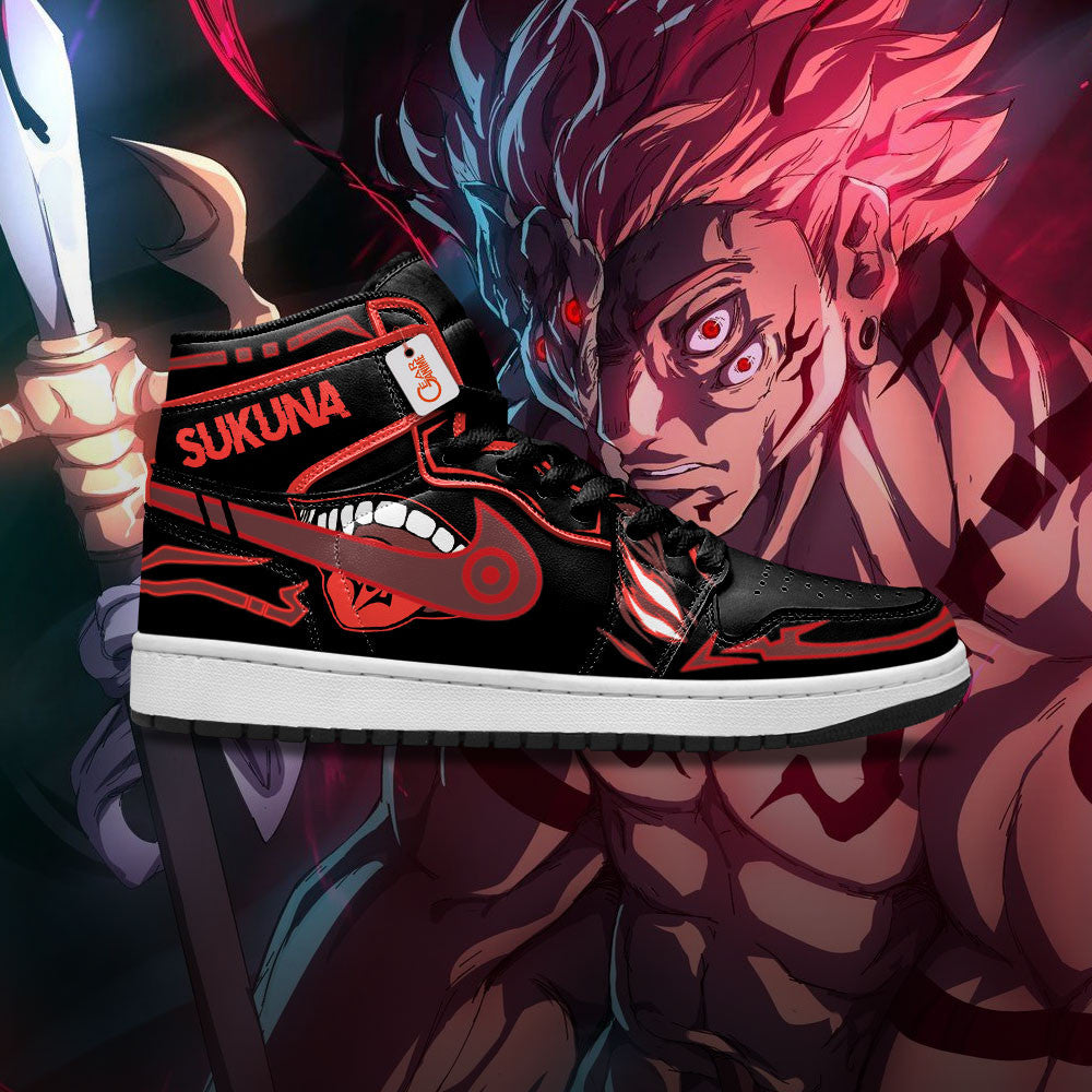 Sukuna's True Form Custom High-Top Sneakers - Personalized Name