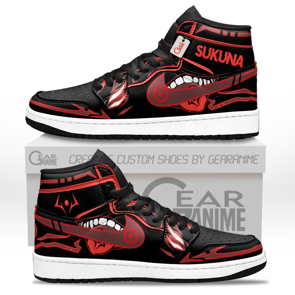 Sukuna's True Form Custom High-Top Sneakers - Personalized Name