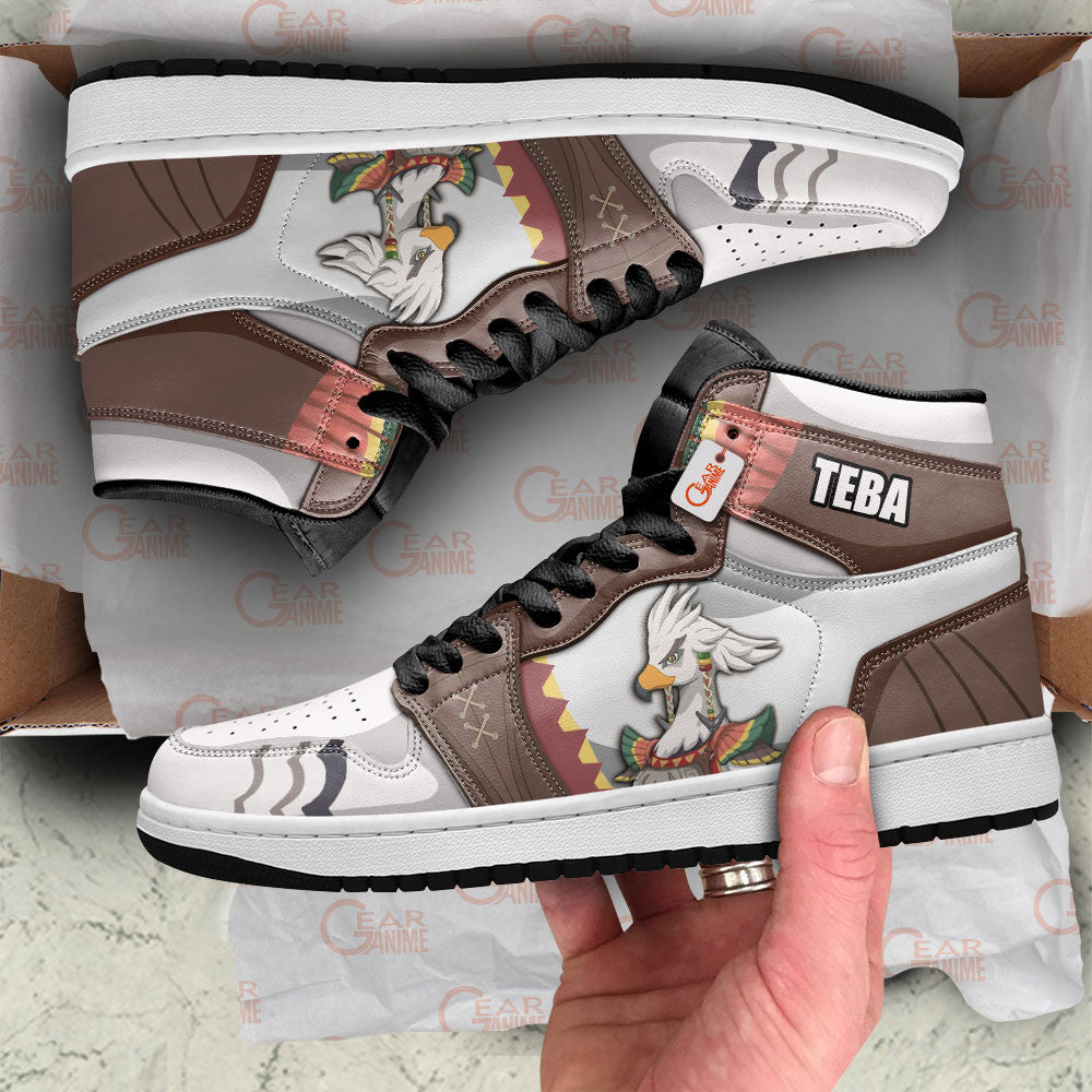 Teba High-Top Sneakers Custom The Legend of Zelda Game