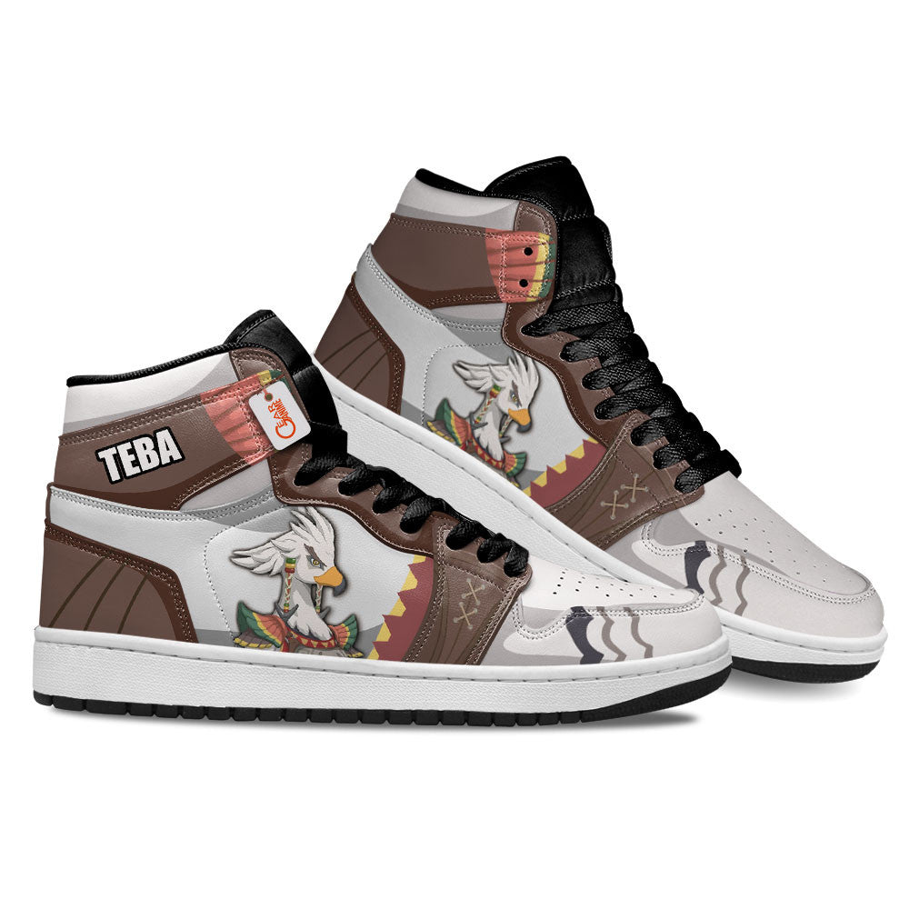 Teba High-Top Sneakers Custom The Legend of Zelda Game
