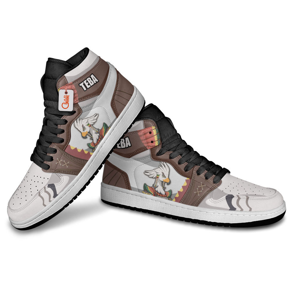 Teba High-Top Sneakers Custom The Legend of Zelda Game