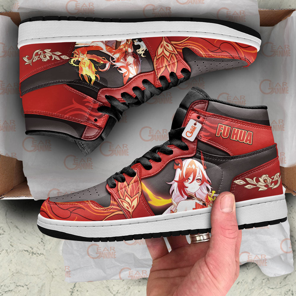 Fu Hua High-Top Sneakers Custom For Honkai Gamer
