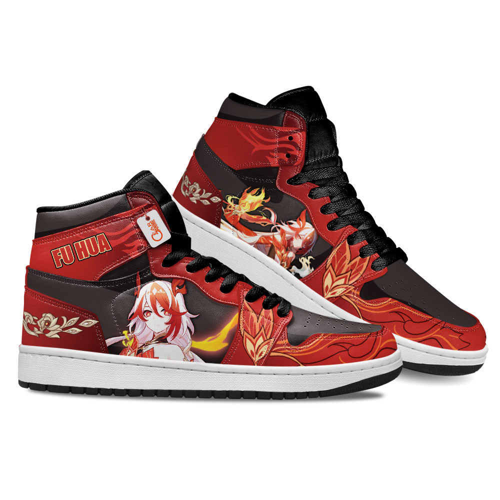 Fu Hua High-Top Sneakers Custom For Honkai Gamer