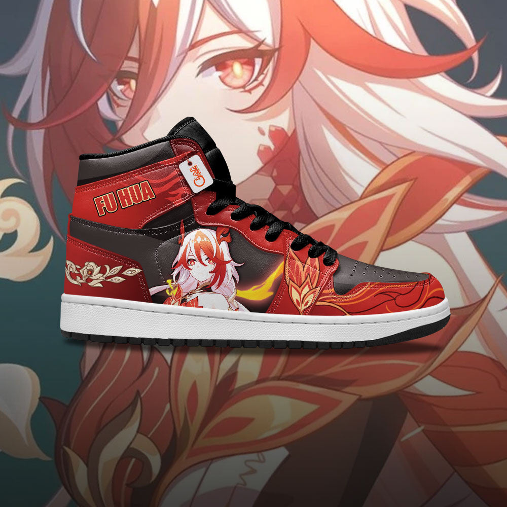 Fu Hua High-Top Sneakers Custom For Honkai Gamer