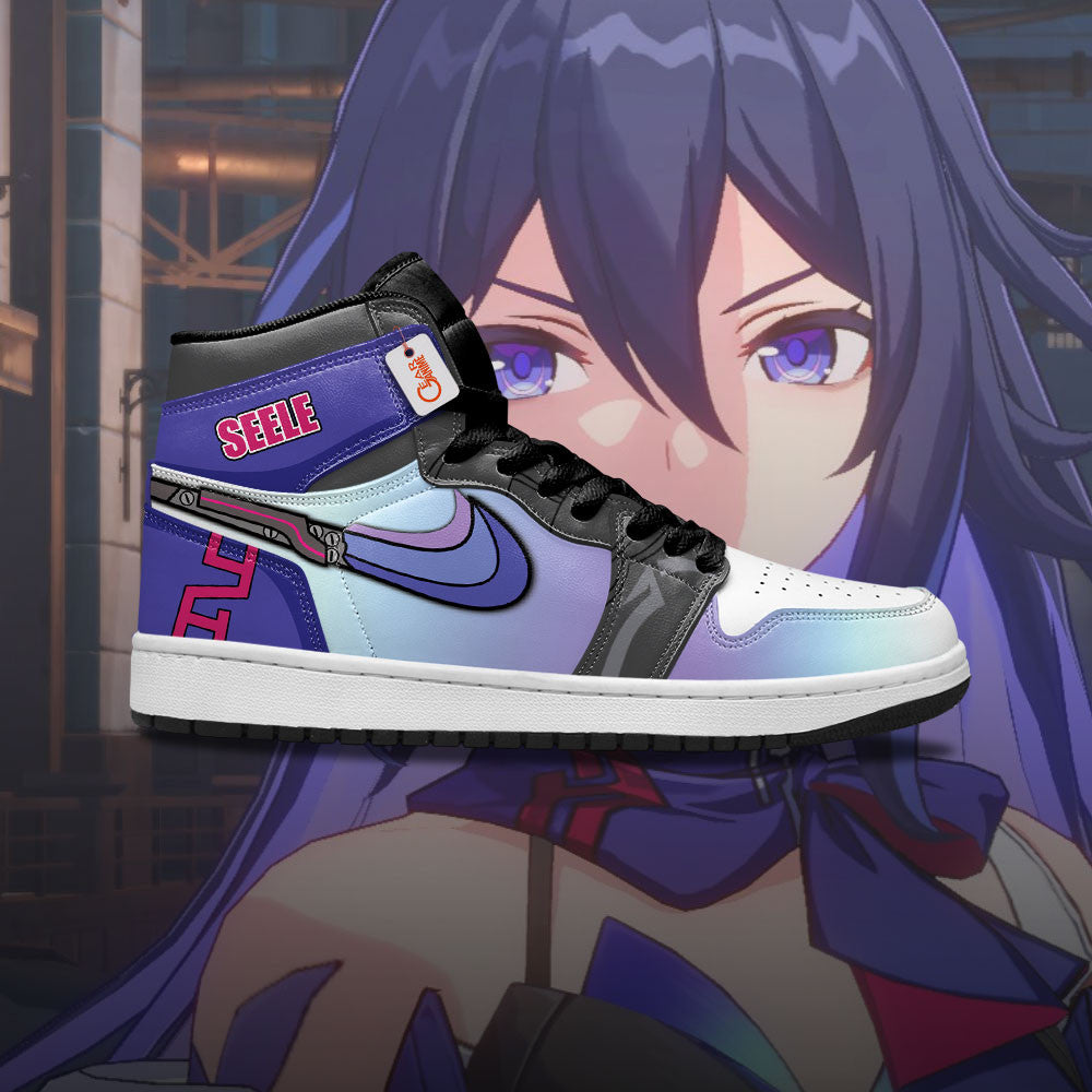 Seele Custom High-Top Sneakers Custom For Gamer Honkai