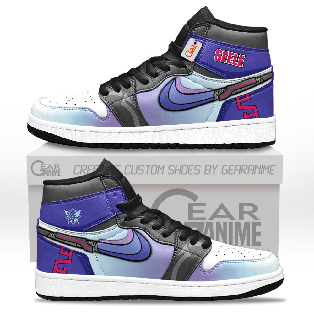 Seele Custom High-Top Sneakers Custom For Gamer Honkai