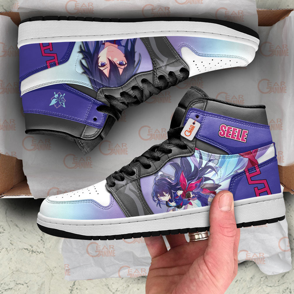 Seele High-Top Sneakers Custom For Honkai Gamer