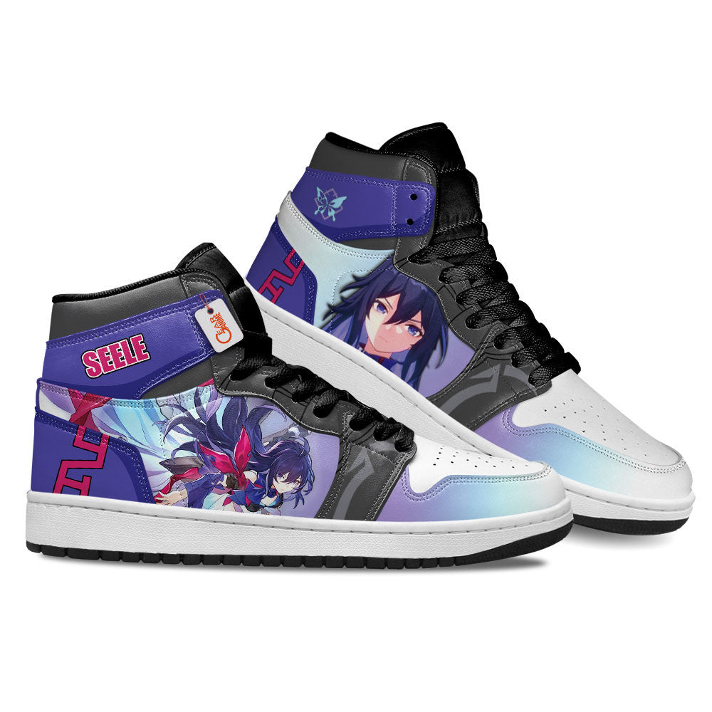 Seele High-Top Sneakers Custom For Honkai Gamer