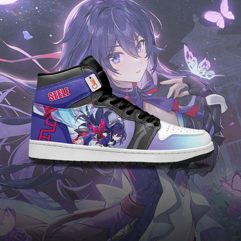 Seele High-Top Sneakers Custom For Honkai Gamer