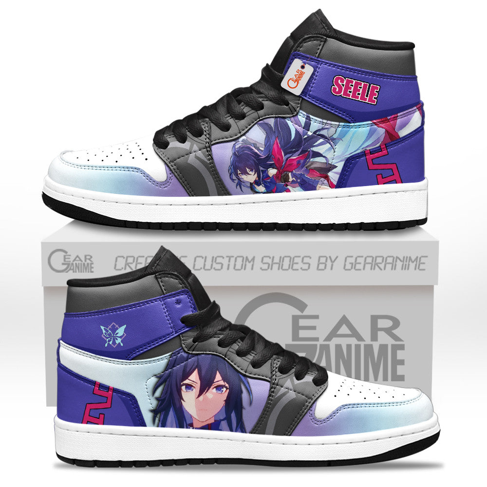 Seele High-Top Sneakers Custom For Honkai Gamer