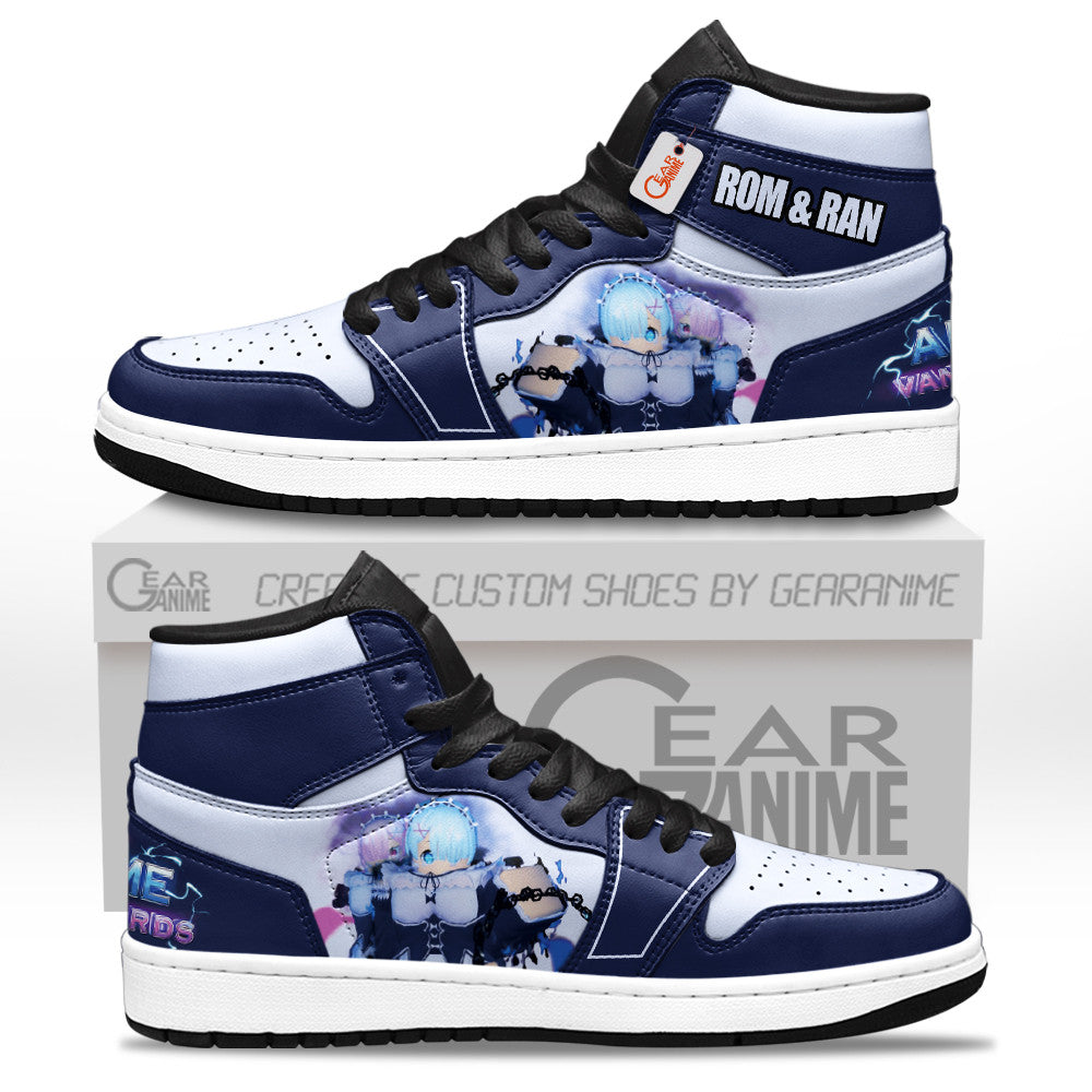 Rom and Ran Fanatic High-Top Sneakers Custom Vanguards Custom Drop