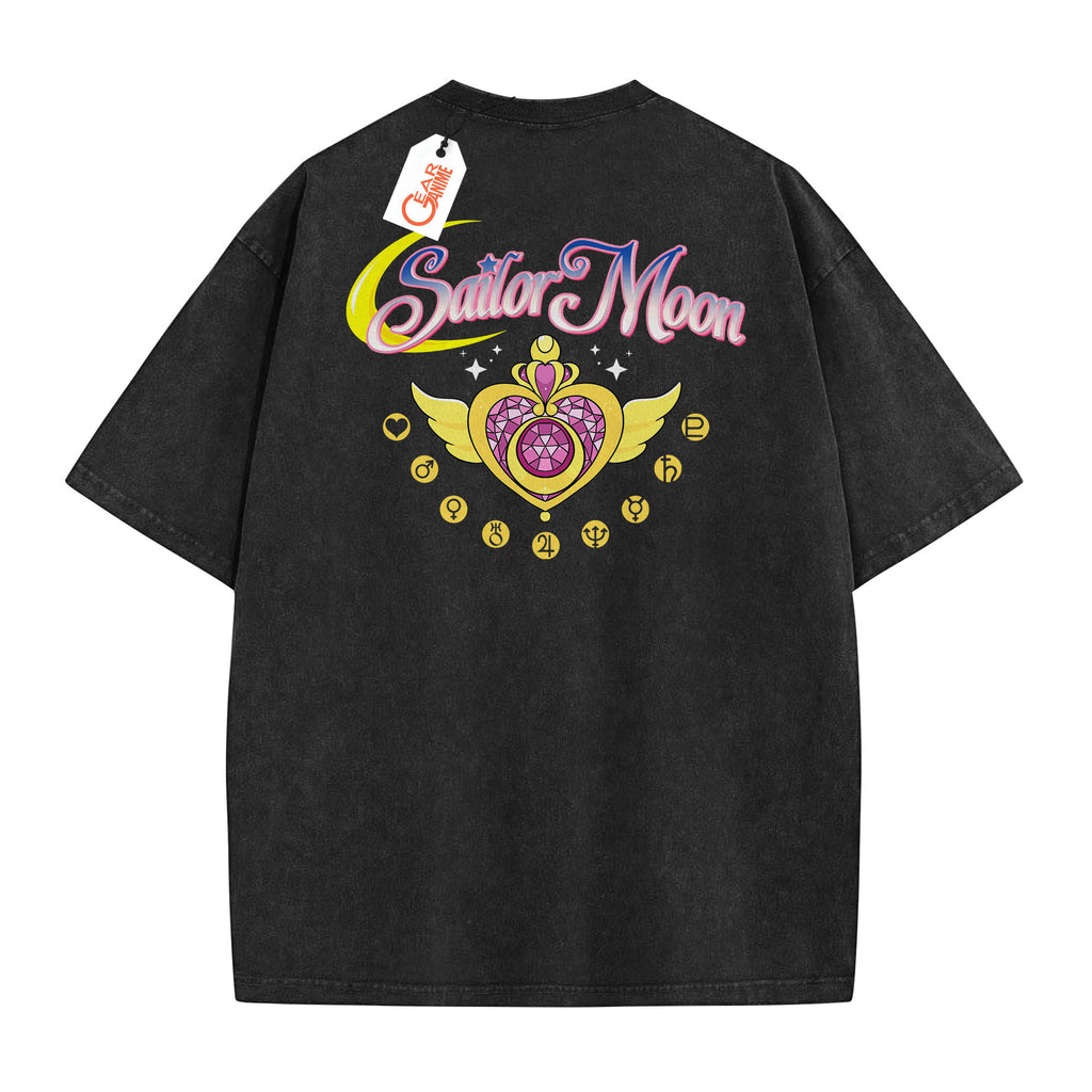 Sailor Moon Washed T-shirt Vintage Style