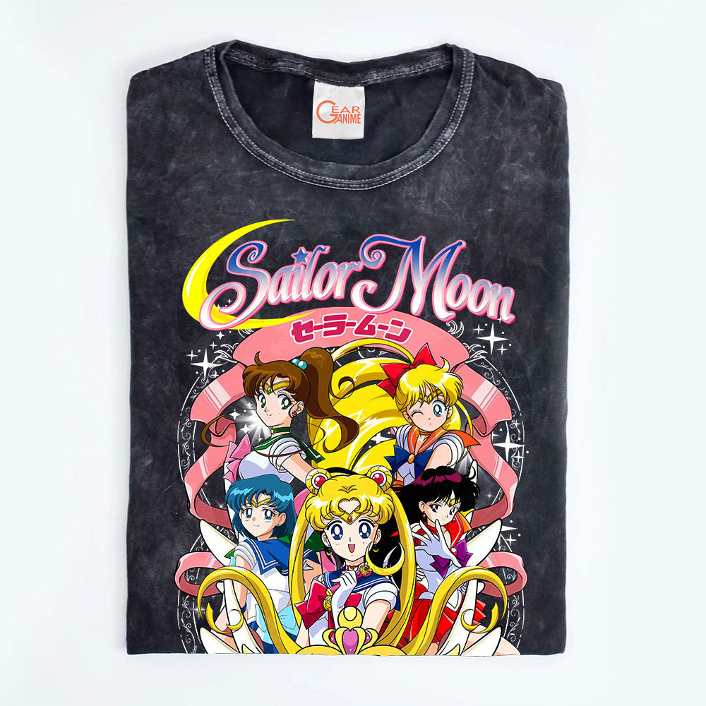 Sailor Moon Washed T-shirt Vintage Style