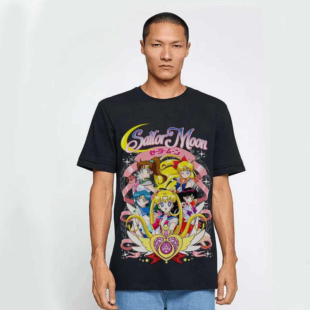 Sailor Moon Washed T-shirt Vintage Style