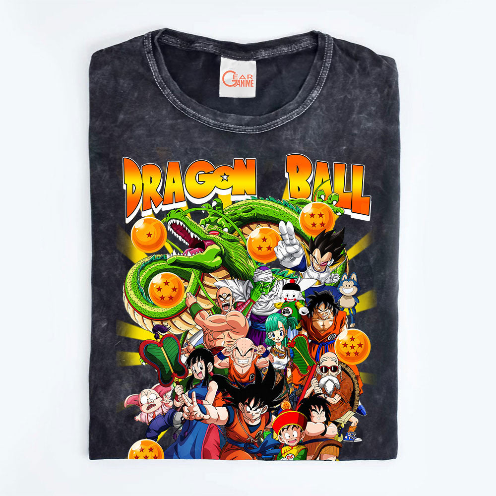 Dragon Ball Washed T-shirt Vintage Style