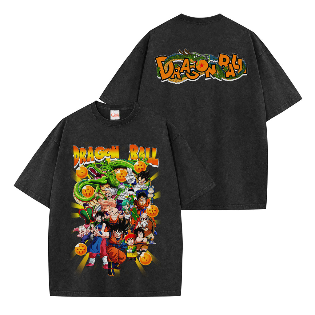 Dragon Ball Washed T-shirt Vintage Style