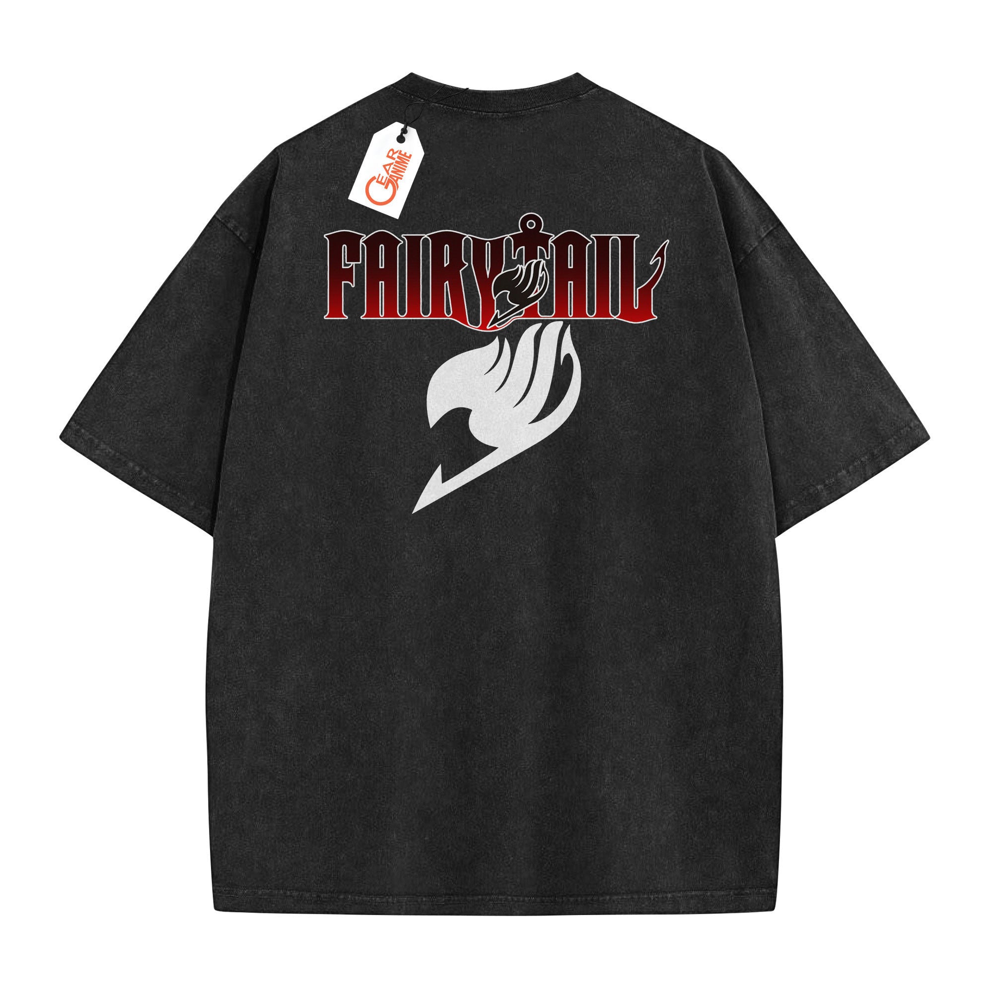 Fairy Tail Washed T-shirt Vintage Style