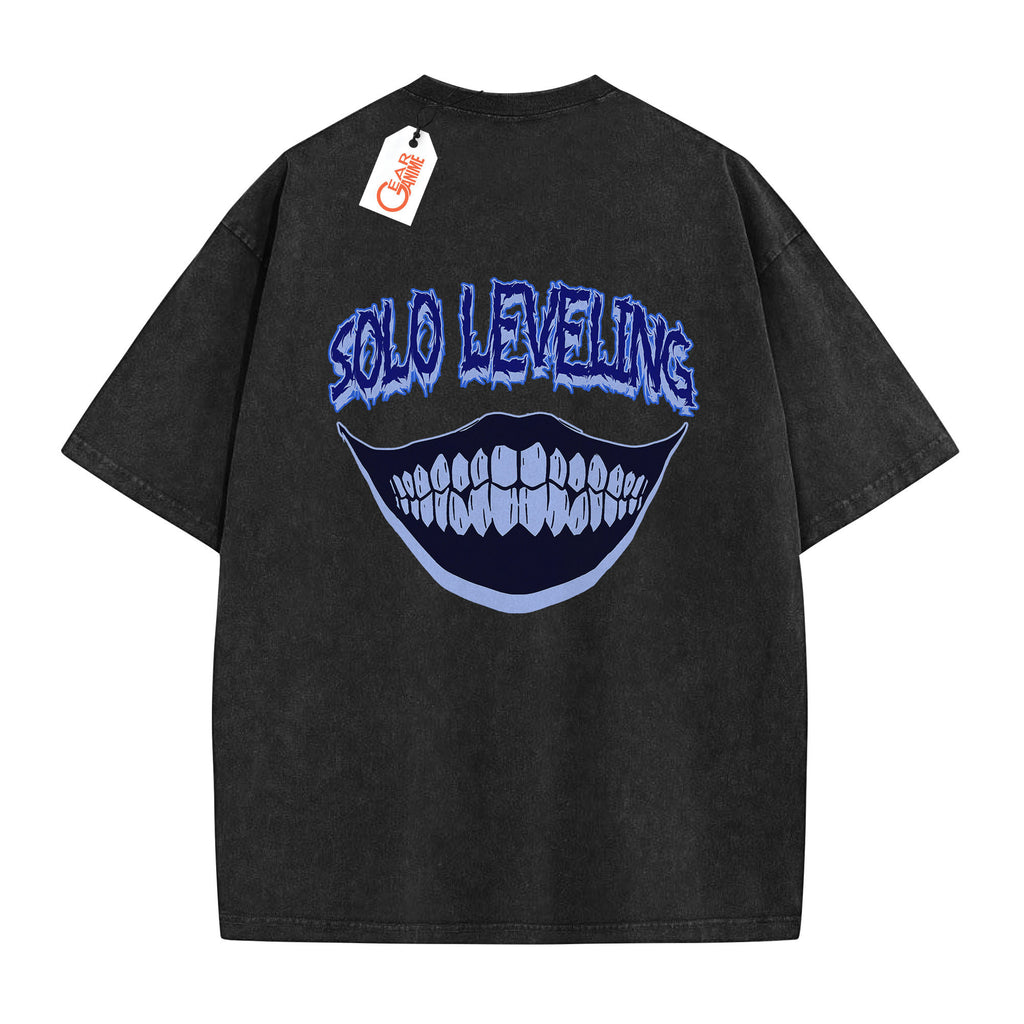 Solo Leveling Washed T-shirt Vintage Style
