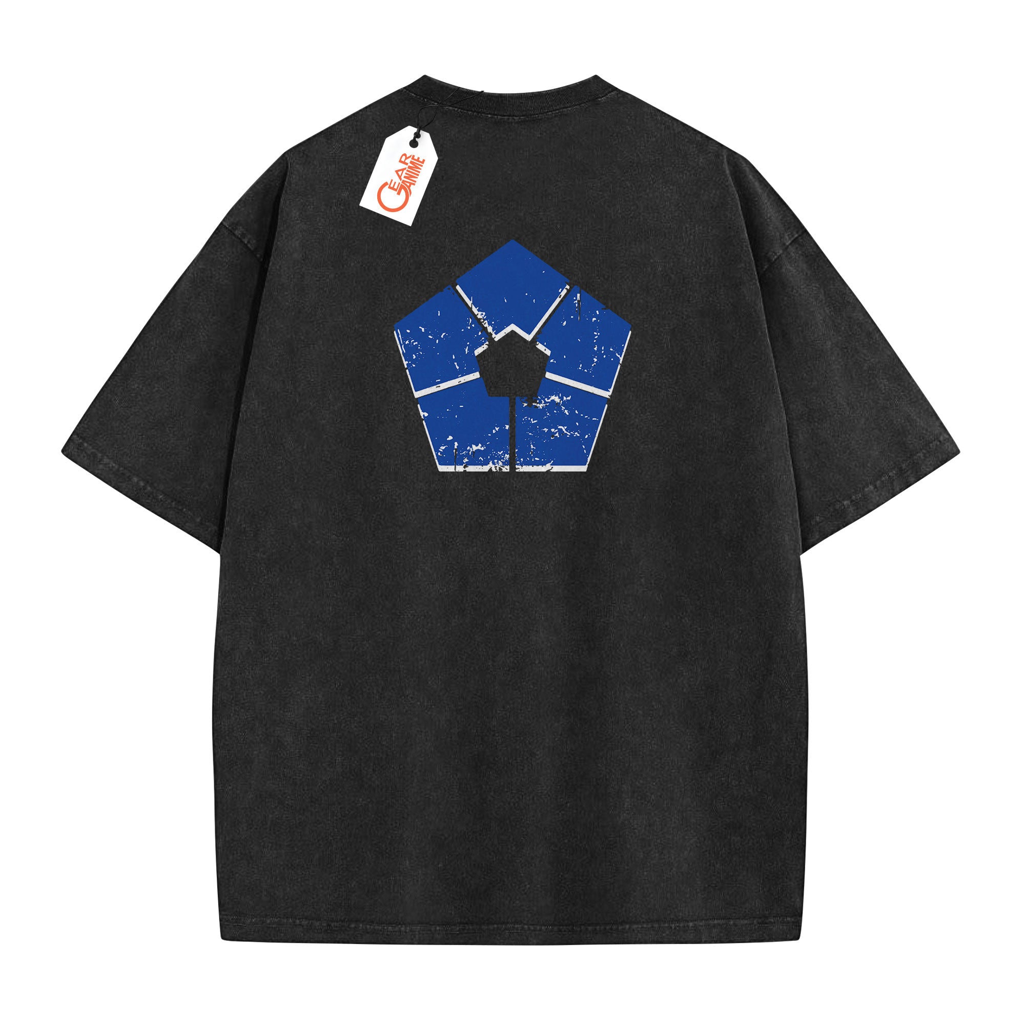 Blue Lock Washed T-shirt Vintage Style