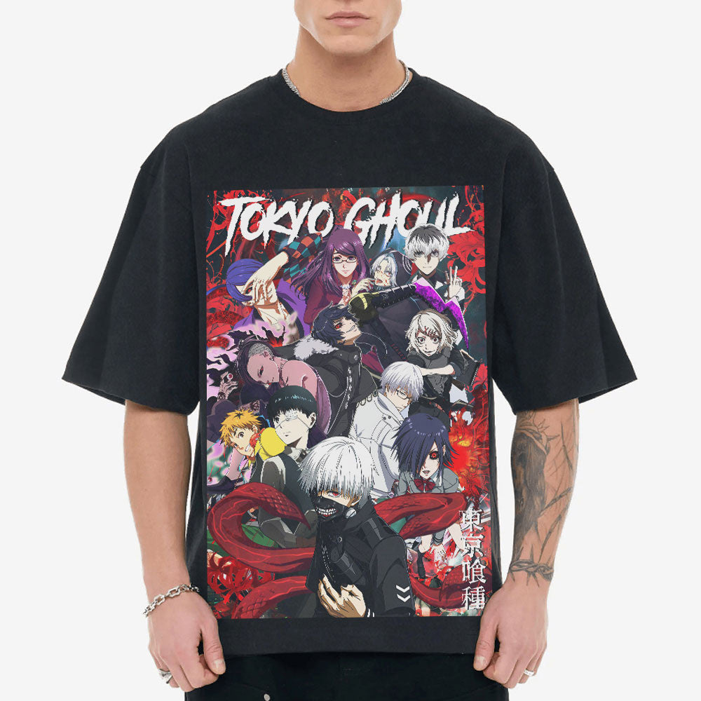 Tokyo Ghoul Washed T-shirt Vintage Style
