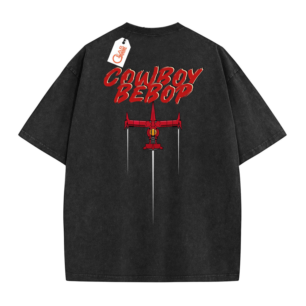 Cowboy Bebop Washed T-shirt Vintage Style