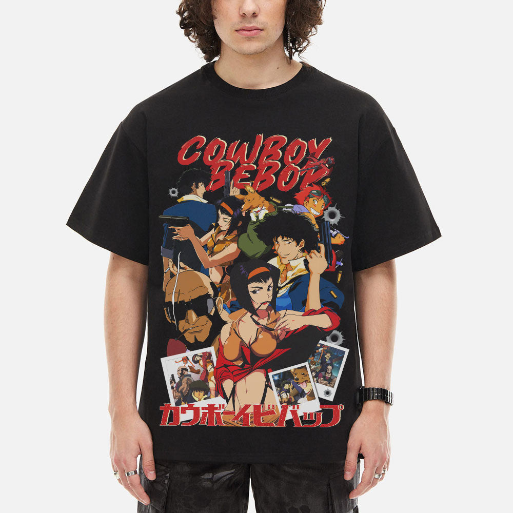 Cowboy Bebop Washed T-shirt Vintage Style