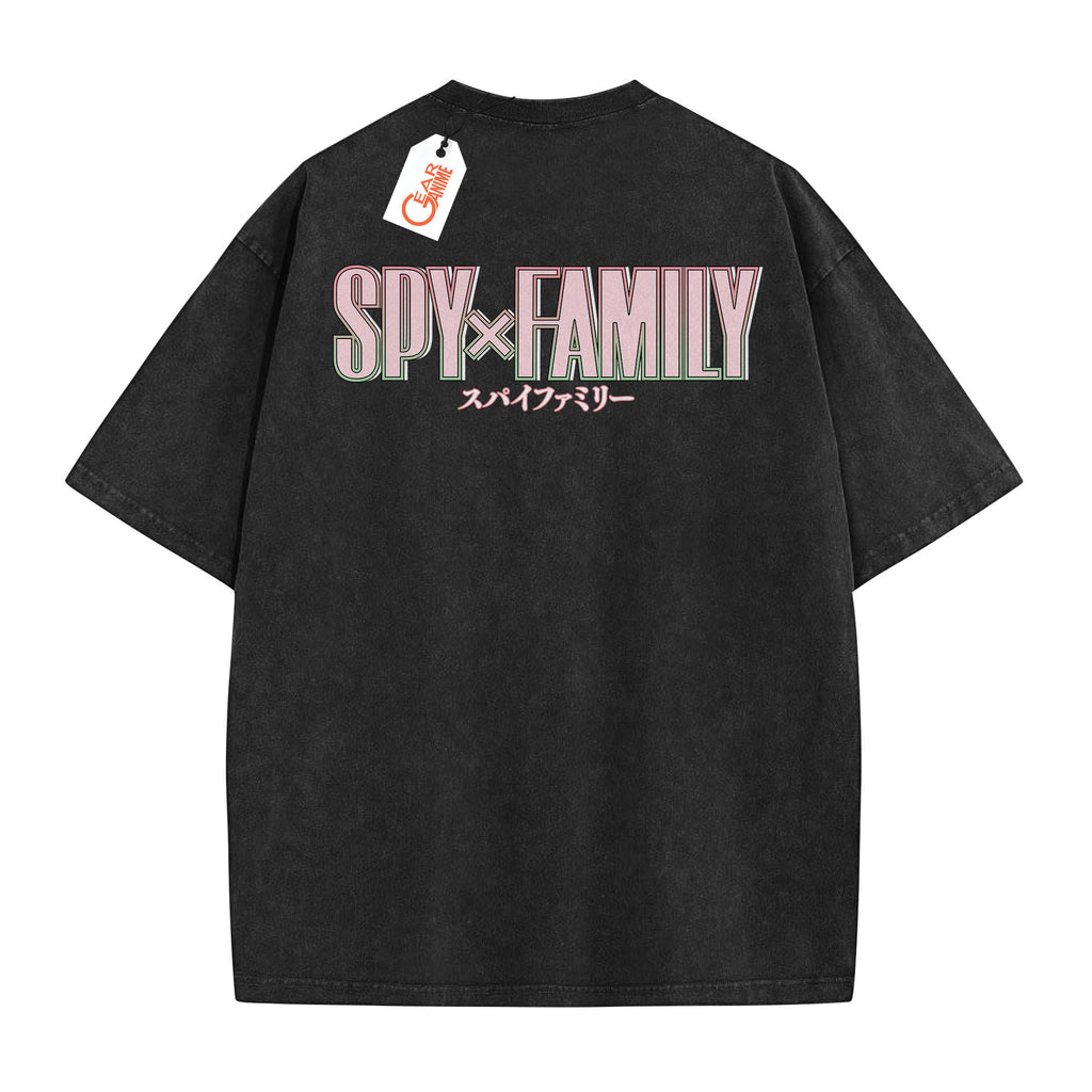Spy x Family Washed T-shirt Vintage Style