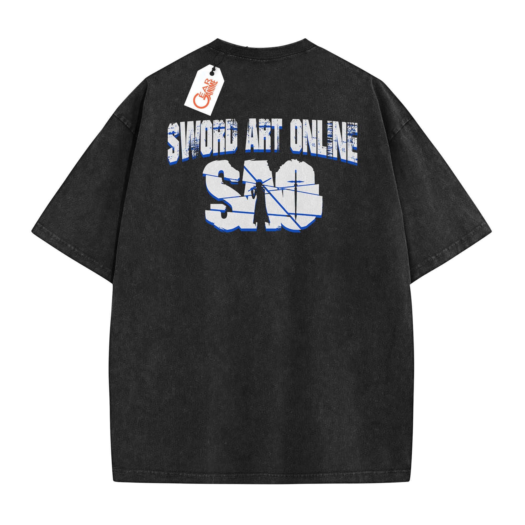 Sword Art Online Washed T-shirt Vintage Style