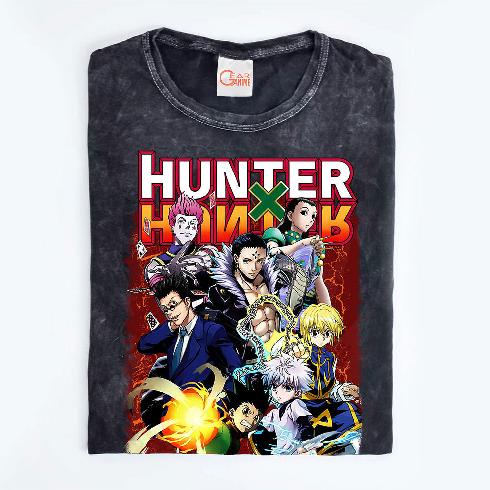 Hunter x Hunter Washed T-shirt Vintage Style