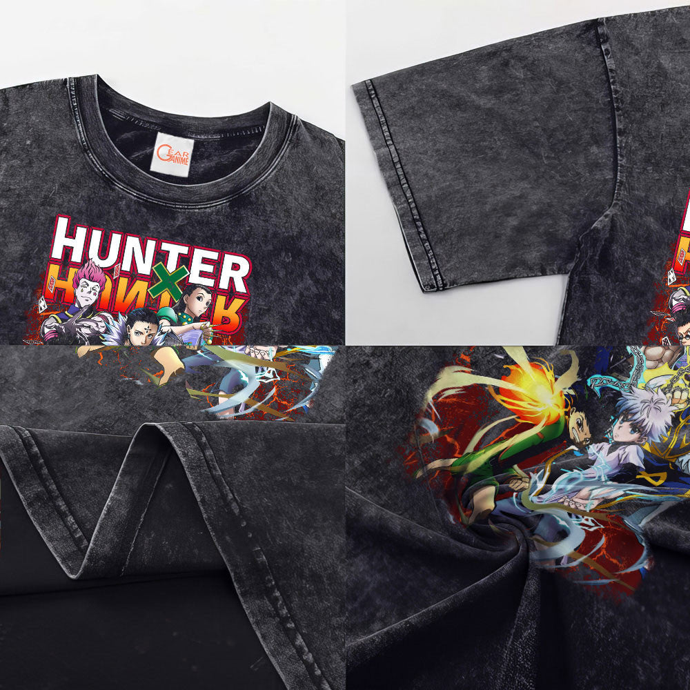 Hunter x Hunter Washed T-shirt Vintage Style