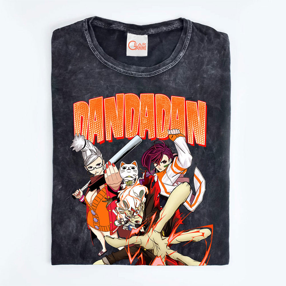 Dandadan Washed T-shirt Vintage Style