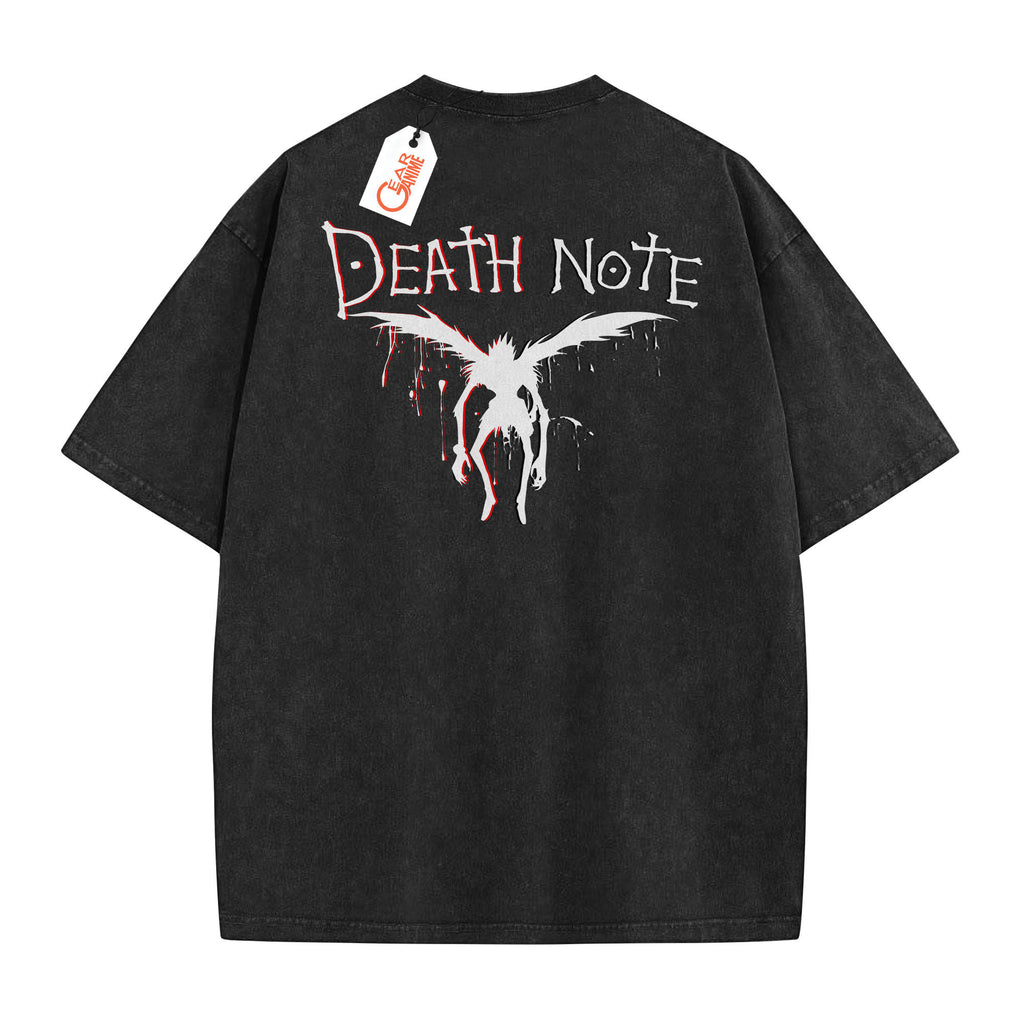 Death Note Washed T-shirt Vintage Style
