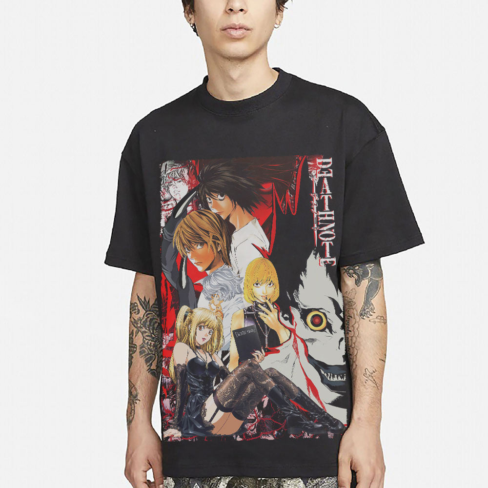 Death Note Washed T-shirt Vintage Style