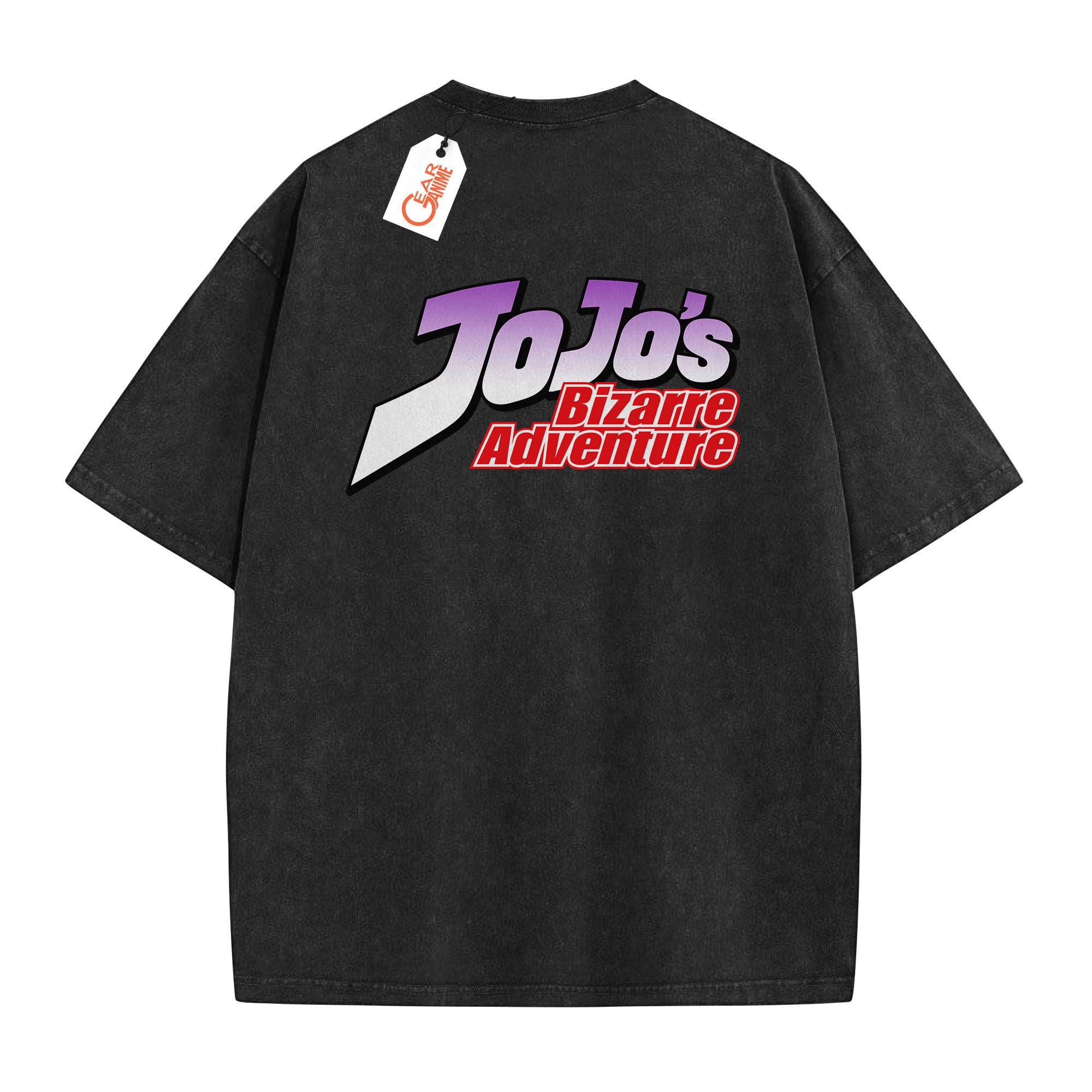 Jojo's Bizarre Adventure Washed T-shirt Vintage Style