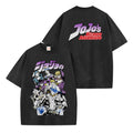 Jojo's Bizarre Adventure Washed T-shirt Vintage Style