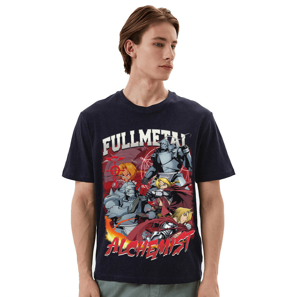 Fullmetal Alchemist Washed T-shirt Vintage Style