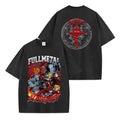 Fullmetal Alchemist Washed T-shirt Vintage Style