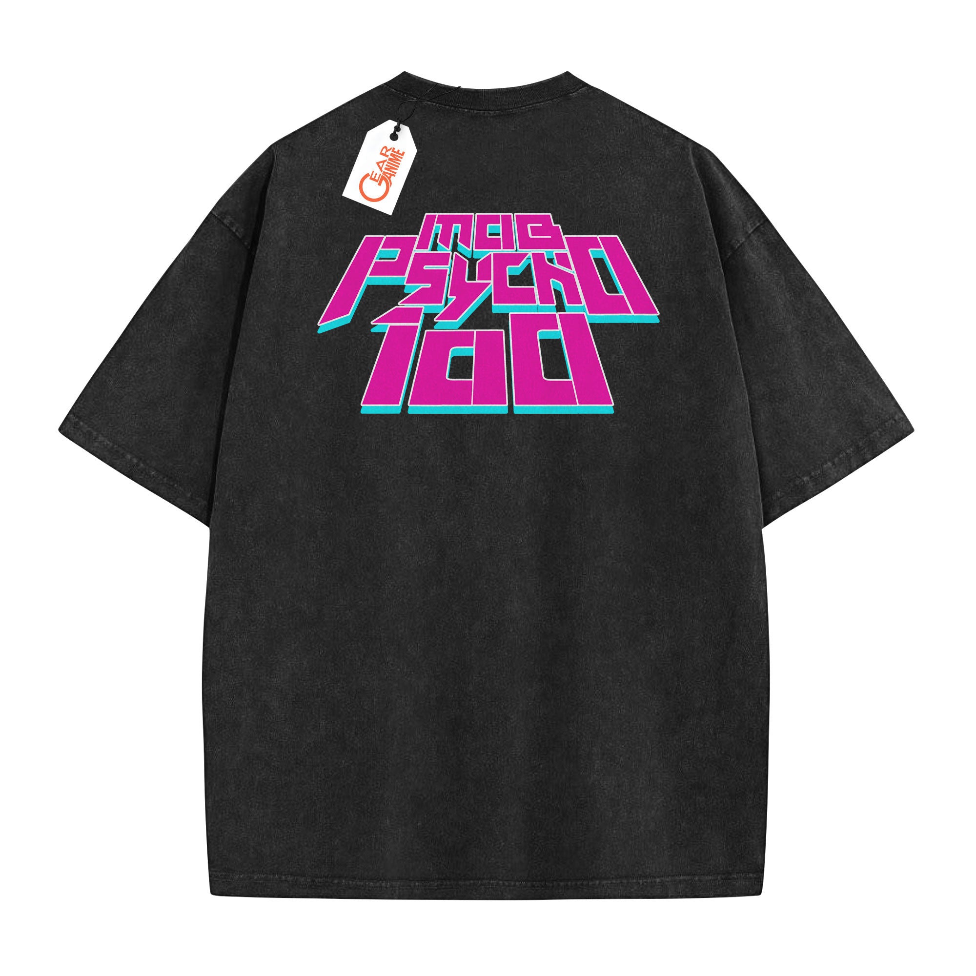 Mob Psycho 100 Washed T-shirt Vintage Style