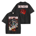 One Punch Man Washed T-shirt Vintage Style