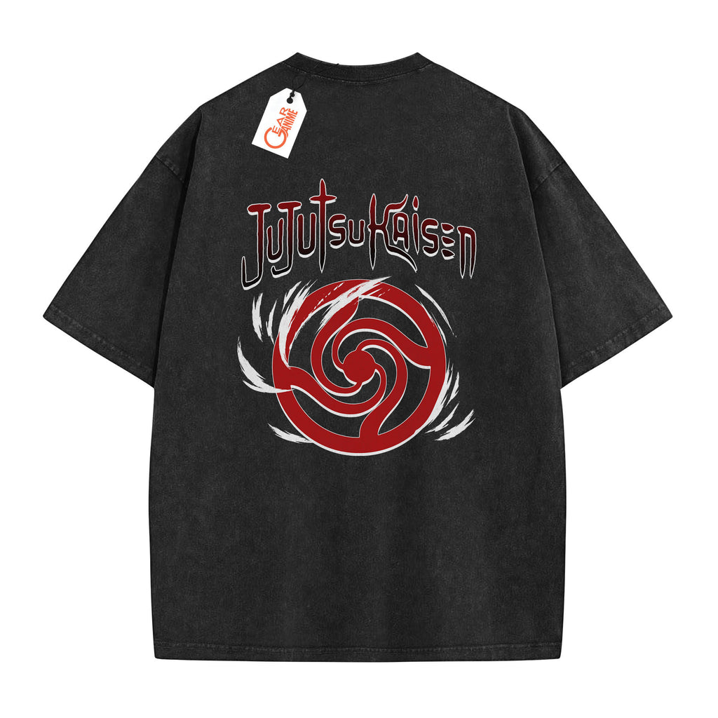 Jujutsu Kaisen Washed T-shirt Vintage Style
