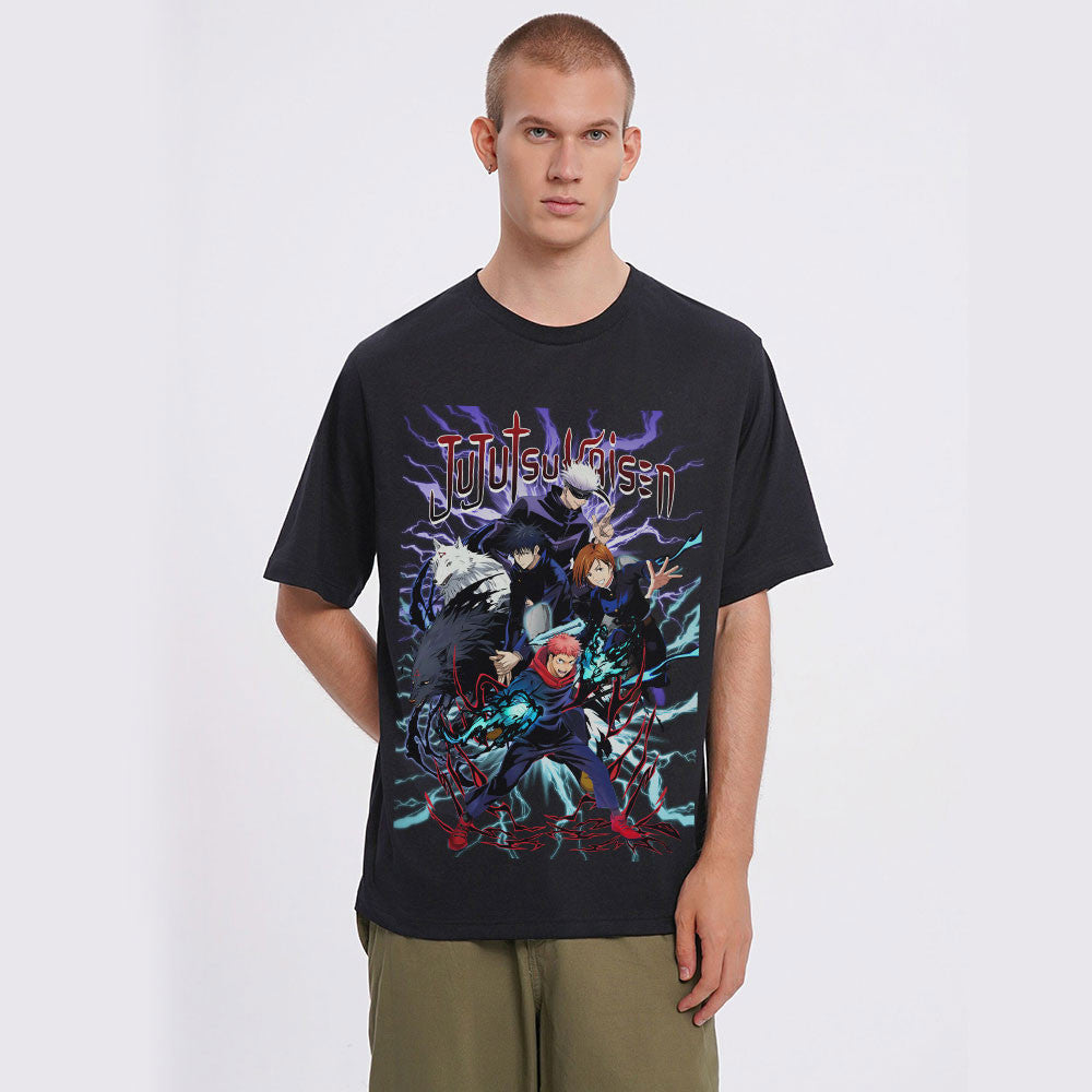 Jujutsu Kaisen Washed T-shirt Vintage Style