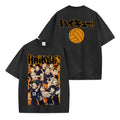Haikyuu Washed T-shirt Vintage Style